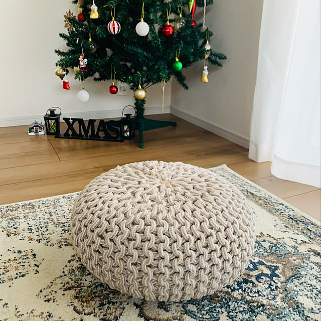 クリスマスツリー/プフのある部屋/ウェルカムクーポンキャンペーン/ウェルカムクーポンありがとうございます♡/プフ...などのインテリア実例 - 2021-12-21 16:26:32