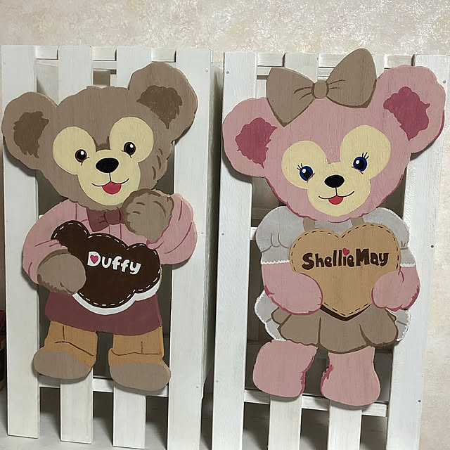 メルカリオーダー品/傘立て/ダッフィー ＆シェリーメイ/RCの出会いに感謝♡/いいね、フォロー本当に感謝です♡...などのインテリア実例 - 2022-04-03 09:49:28