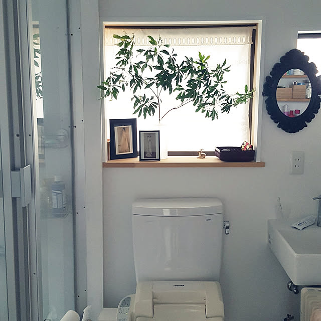 バス/トイレ/トイレ/絵画のある部屋/古家を買ってリノベーション/古家DIY...などのインテリア実例 - 2019-06-23 23:23:08