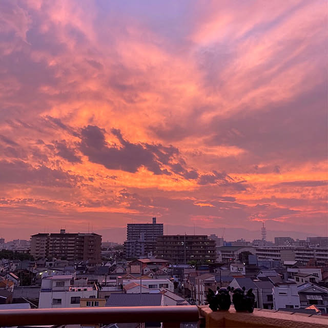 西の空/スマホで撮影/夕景/嫁はんの撮影/押し逃げゲリラ、展開中です...などのインテリア実例 - 2020-07-20 20:51:16