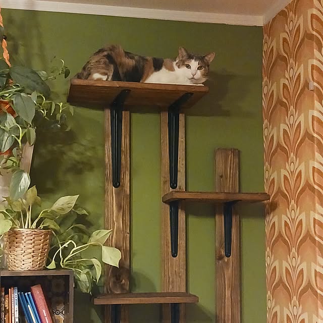 キャットタワーDIYのインテリア・手作りの実例 | RoomClip キャットタワーDIYのインテリア・手作りの実例 | RoomClip
