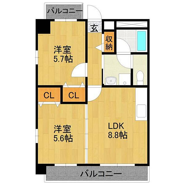 部屋全体/一人暮らし/間取り/2LDKのインテリア実例 - 2019-10-06 21:09:01