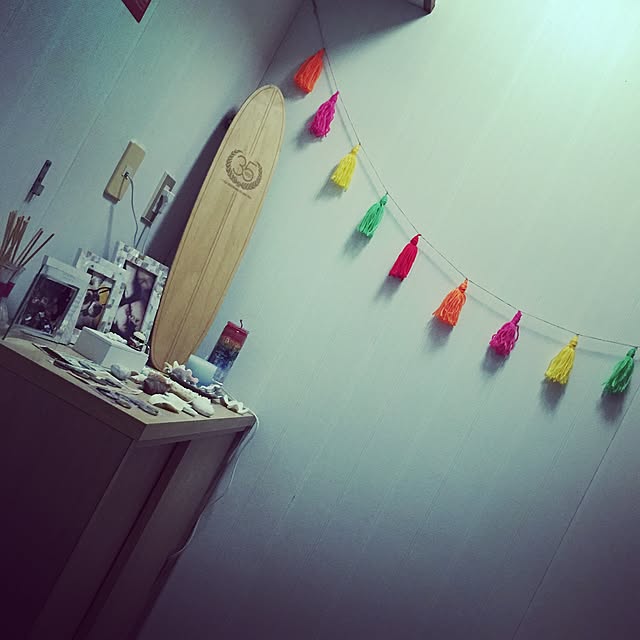 玄関/入り口/ダイソー/100均/ハンドメイド/雑貨...などのインテリア実例 - 2015-06-29 23:45:07
