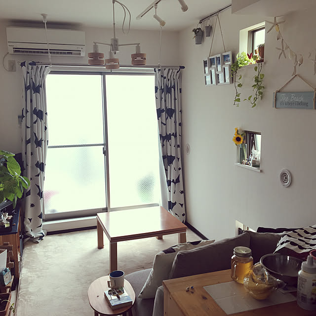 部屋全体/一人暮らし/青/西海岸インテリアにしたい‼/カリフォルニアインテリアに憧れる...などのインテリア実例 - 2017-07-28 14:01:10