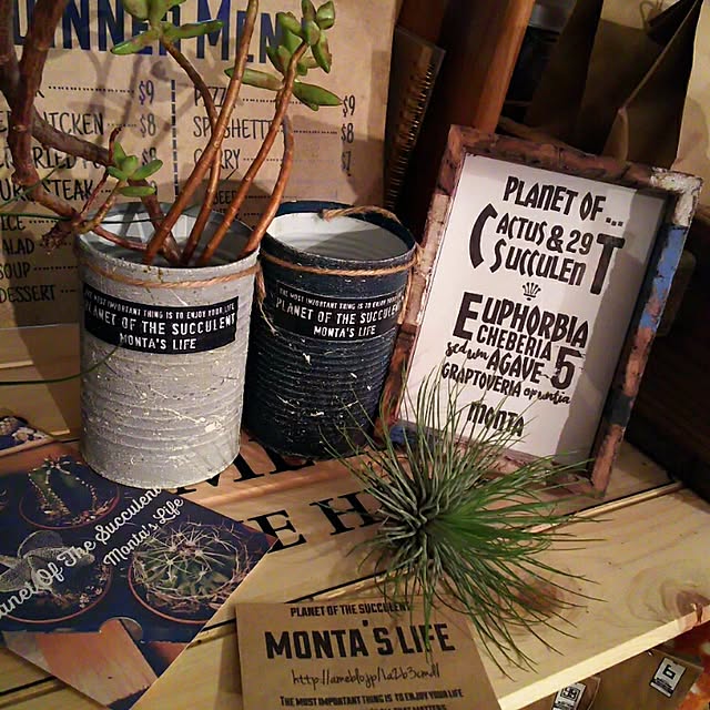 多肉植物 montaさんのおしゃれなアレンジ・飾り方のインテリア 多肉植物 montaさんのおしゃれなアレンジ・飾り方のインテリア