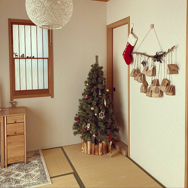 アドベントカレンダー手作り/3COINS/ニトリ/salut!/クリスマスツリー...などのインテリア実例 - 2022-12-17 07:36:55