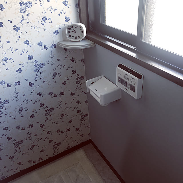 シンプル時計/ダイソー/バス/トイレのインテリア実例 - 2021-01-30 11:50:39