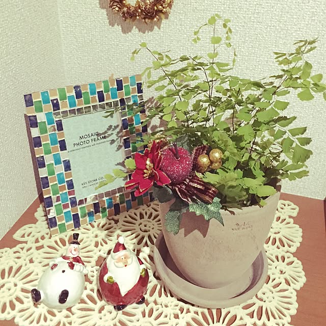 玄関/入り口/観葉植物/雑貨/クリスマスの準備のインテリア実例 - 2014-11-02 18:24:53