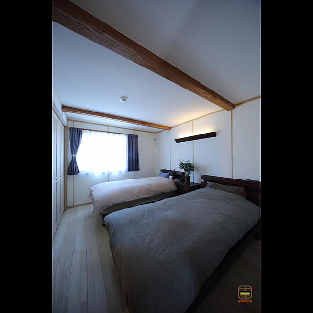 ベッド周り/ベッド/寝室/照明/建築...などのインテリア実例 - 2019-05-09 11:28:01