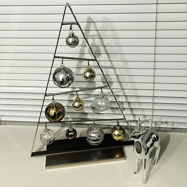 棚/白黒/モノトーン/クリスマス仕様/ニトリのインテリア実例 - 2014-11-20 20:35:41