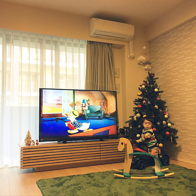 リビング/クリスマスツリー150cm/子供と暮らす。/北欧/北欧好き...などのインテリア実例 - 2017-11-09 14:48:07