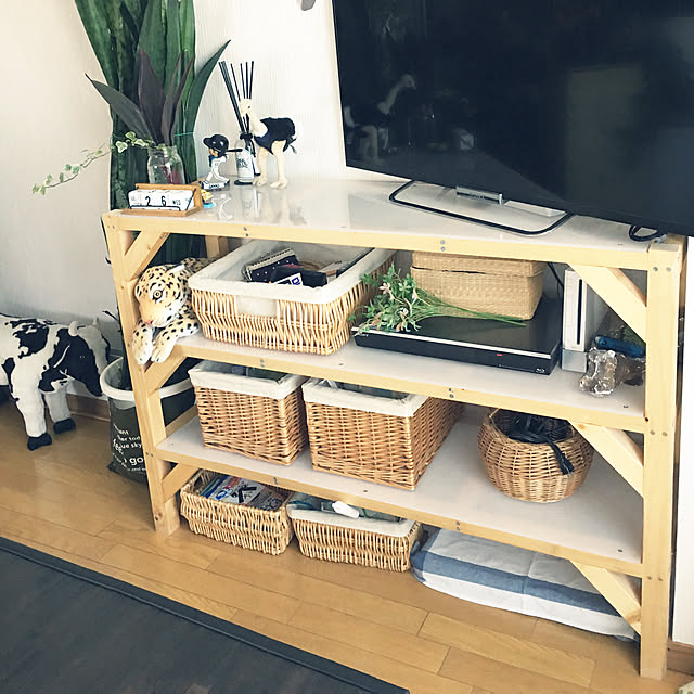 棚/フェイクグリーン/観葉植物/DIY/ナチュラルのインテリア実例 - 2017-07-26 07:32:44