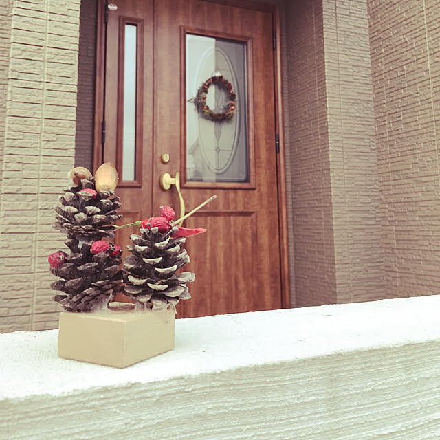 玄関/入り口/こどものいる暮らし/クリスマス/ハンドメイドのインテリア実例 - 2018-12-11 10:54:11
