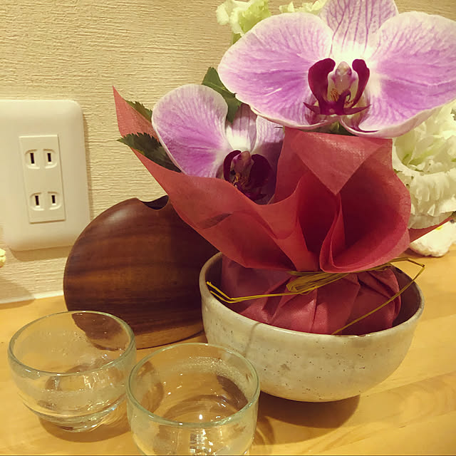 美術館で買った花瓶/作家さんの器/食器好き/北欧雑貨/生け花...などのインテリア実例 - 2020-04-19 17:28:42