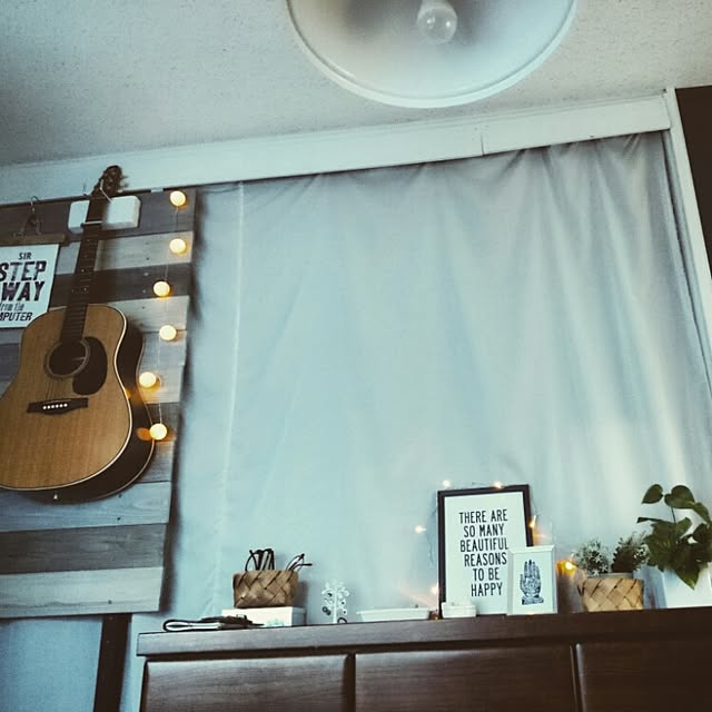 棚/DIY/セリア/LEDイルミネーション/狭い部屋...などのインテリア実例 - 2015-01-13 23:00:30