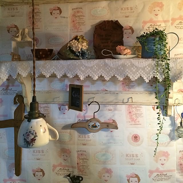 棚/押し入れに作った棚/多肉植物/DIY/アンティーク...などのインテリア実例 - 2016-01-12 16:24:06