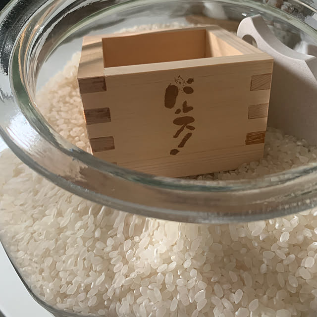 キッチン/升/米びつ瓶/長く使いたい/お気に入りに囲まれた生活...などのインテリア実例 - 2024-06-20 21:37:39