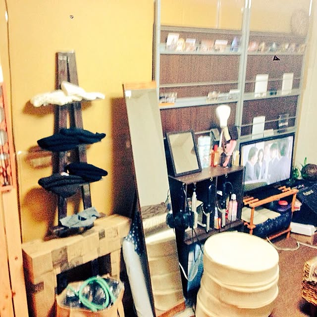 部屋全体/一人暮らし/DIY/ドレッサーのインテリア実例 - 2015-09-20 09:33:33