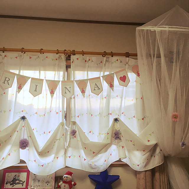 ベッド周り/DIY/100均/セリア/ハンドメイド...などのインテリア実例 - 2018-01-30 10:48:47