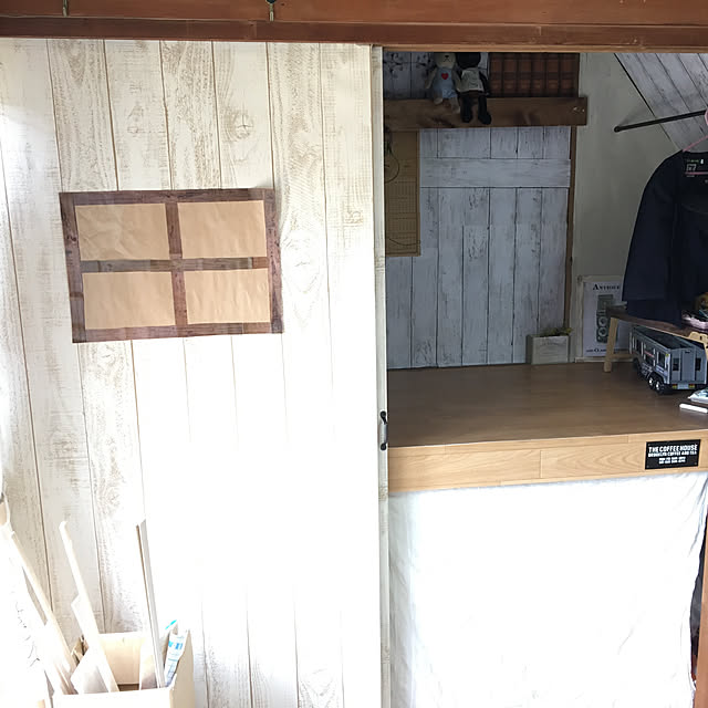 部屋全体/押し入れ改造/子供部屋&キッズスペース/築40年以上/リメイクシート...などのインテリア実例 - 2018-05-25 14:11:57