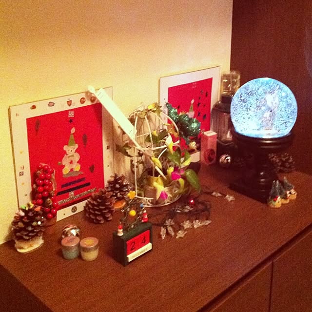 玄関/入り口/クリスマス/雑貨/照明のインテリア実例 - 2013-12-25 02:11:40