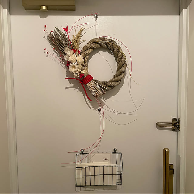 しめ縄飾りハンドメイド/しめ縄リース/しめ縄/クリスマスリース/お正月インテリア...などのインテリア実例 - 2020-12-20 13:33:33