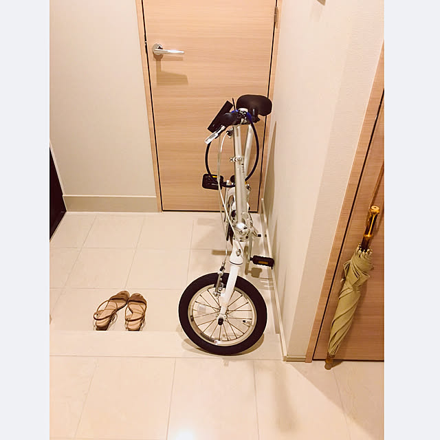 玄関/入り口/自転車置き場/玄関収納/ナチュラルインテリア/シンプルインテリア...などのインテリア実例 - 2018-06-14 22:36:12