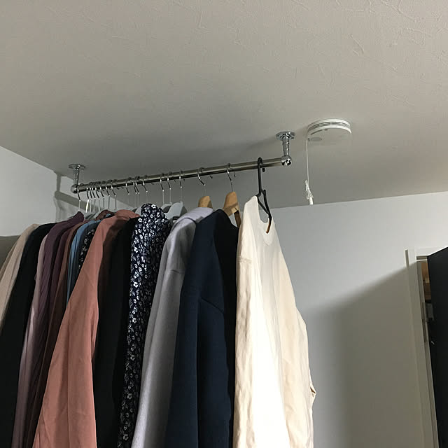 DIY/物干し/男前/アイアンバー/壁/天井のインテリア実例 - 2020-11-19 08:15:51