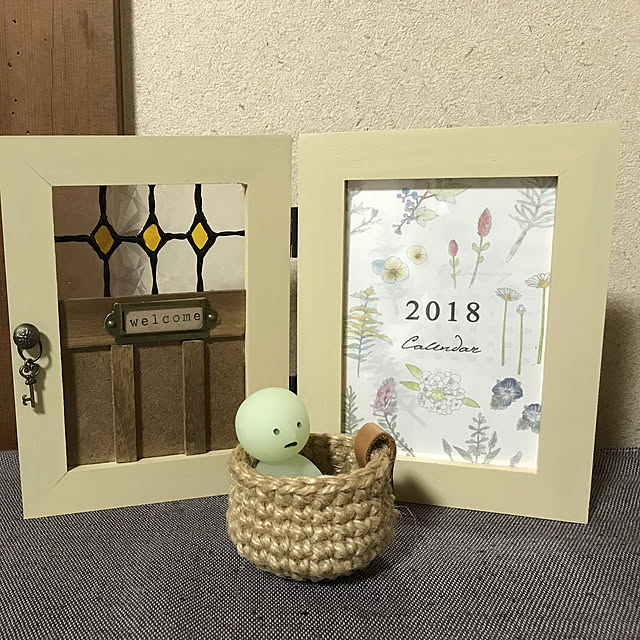 棚/megusanさんのミニドア♬/minneで購入♡/お返事遅くなったらごめんなさいっ/押し逃げばかりでごめんなさい...などのインテリア実例 - 2017-10-02 20:54:10