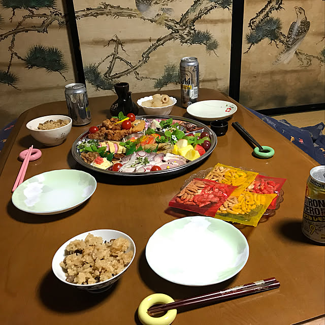 夕御飯/盛り込み料理/偏愛カタログ/柚子ざらめ/濃厚梅ざらめ...などのインテリア実例 - 2021-10-29 20:14:50