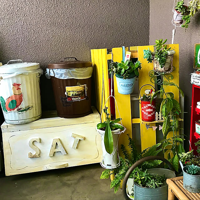 材料置き場/家具リメイク/ベンチから収納ボックスに/DIY リメイク/みみ工務店...などのインテリア実例 - 2020-01-08 15:29:33