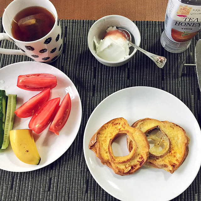 机/ランチョンマットは100均/食卓/お麩/フレンチトーストのインテリア実例 - 2018-06-18 12:09:41
