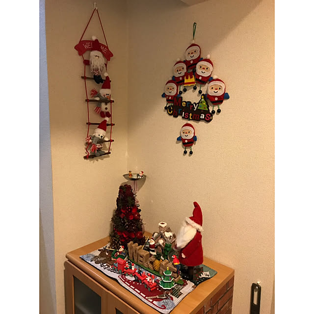 100均/ニトリ/クリスマス/玄関/入り口のインテリア実例 - 2019-12-06 00:47:16