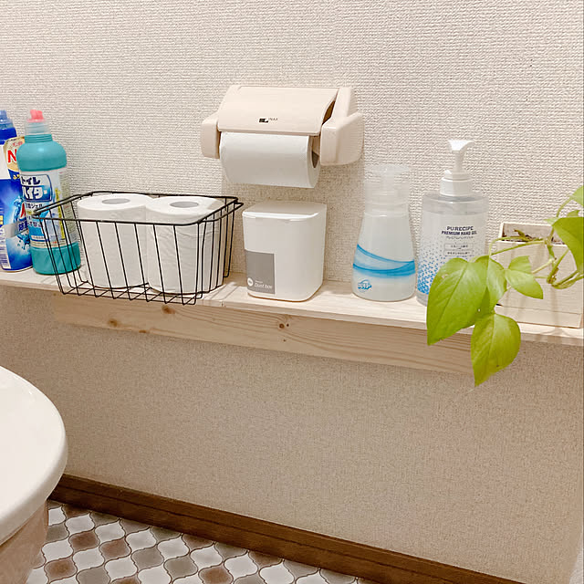 トイレのインテリア/トイレの収納/トイレ収納/トイレインテリア/賃貸DIY...などのインテリア実例 - 2022-02-12 15:20:04