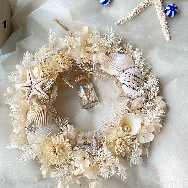 ハンドメイド 貝殻と珊瑚のおしゃれなアレンジ・飾り方の ハンドメイド 貝殻と珊瑚のおしゃれなアレンジ・飾り方の