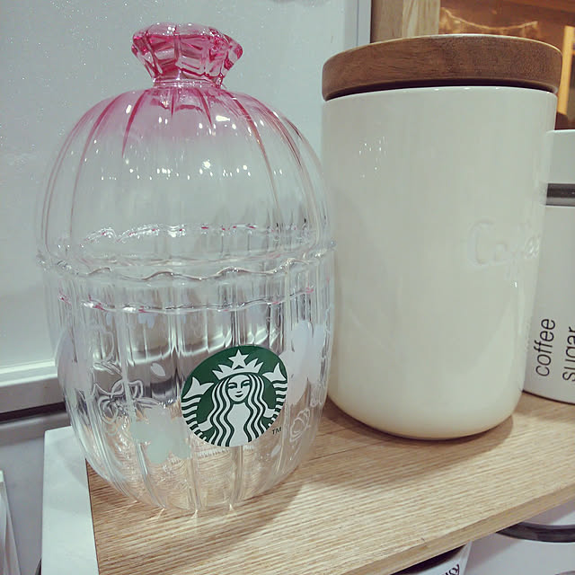 スターバックス 花柄陶器キャニスター(陶器 花柄キャニスター スターバックス 花柄陶器キャニスター(陶器 花柄キャニスター