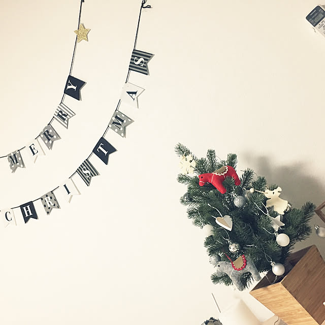 棚/グレーインテリア/クリスマス/3COINS/IKEAのインテリア実例 - 2017-12-20 10:37:07