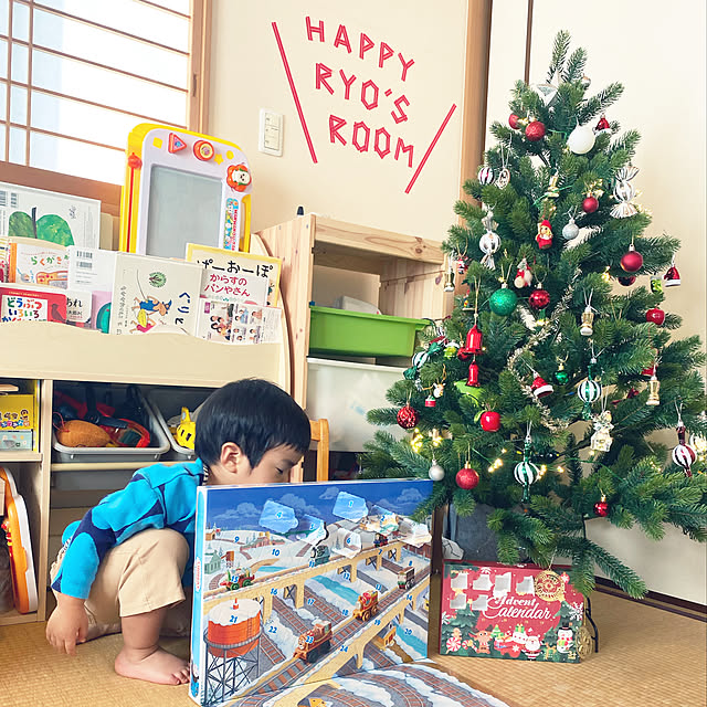 アドベントカレンダー/クリスマス/ムスコ部屋/ベッド周りのインテリア実例 - 2020-12-06 12:35:07