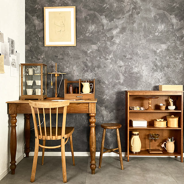 アンティーク家具/ガラスケース/ヴィンテージ家具/カフェ風インテリア/古道具...などのインテリア実例 - 2022-12-01 22:45:51