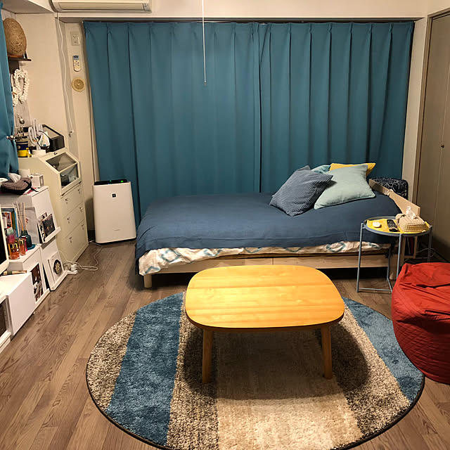 無印良品 正方形こたつ・本体・タモ材丸脚・フラットヒーター 無印良品 正方形こたつ・本体・タモ材丸脚・フラットヒーター