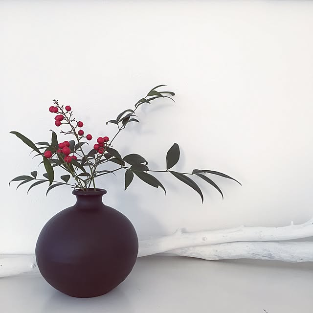 棚/お正月/花瓶/シンプル/流木...などのインテリア実例 - 2015-12-28 13:05:59