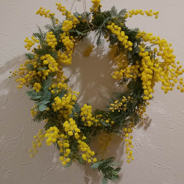 玄関/入り口/ハンドメイド/観葉植物/ドライフラワー/ナチュラル...などのインテリア実例 - 2020-03-11 06:32:59