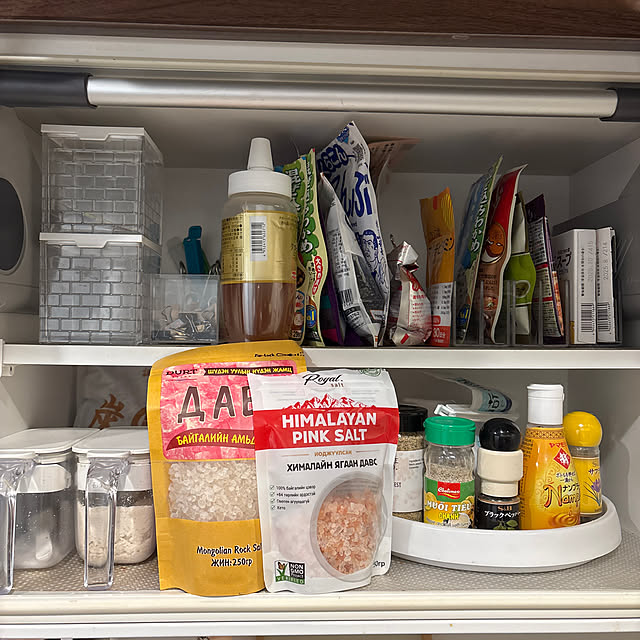 キッチン/スパイス収納/スパイスラック/調味料容器/調味料入れ...などのインテリア実例 - 2025-02-07 14:03:31