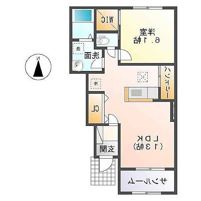 1LDK/１階/間取り/大東建託/部屋全体...などのインテリア実例 - 2020-12-09 11:38:01