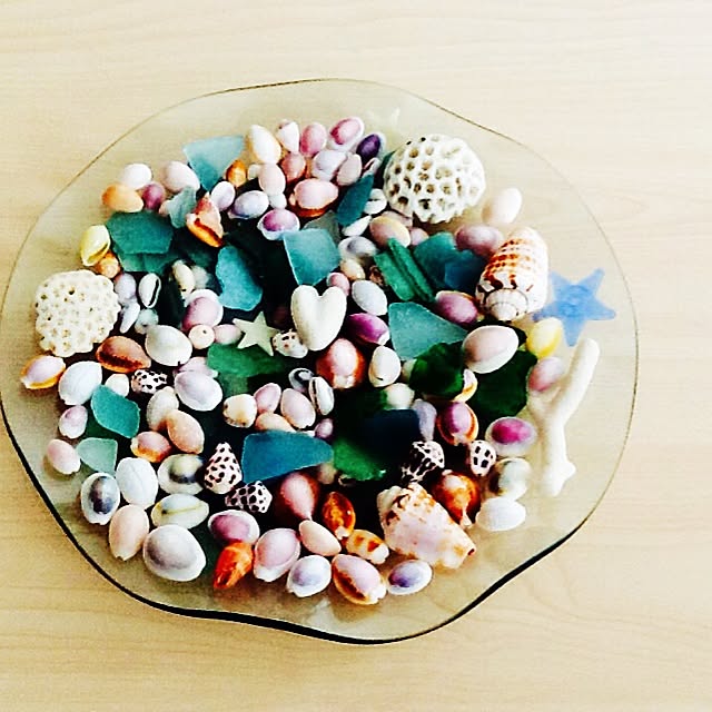 ハンドメイド 貝殻と珊瑚のおしゃれなアレンジ・飾り方の ハンドメイド 貝殻と珊瑚のおしゃれなアレンジ・飾り方の