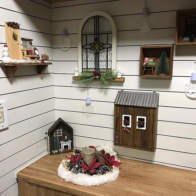 玄関/入り口/クリスマスグッズ/イベント参加/イベント参加用/クリスマス飾り...などのインテリア実例 - 2023-12-18 20:32:11