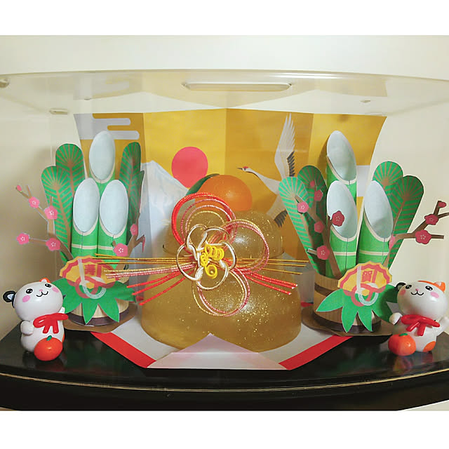 棚/お正月/鏡もち/ハンドメイド/オルゴナイトの鏡餅...などのインテリア実例 - 2018-12-31 12:19:09