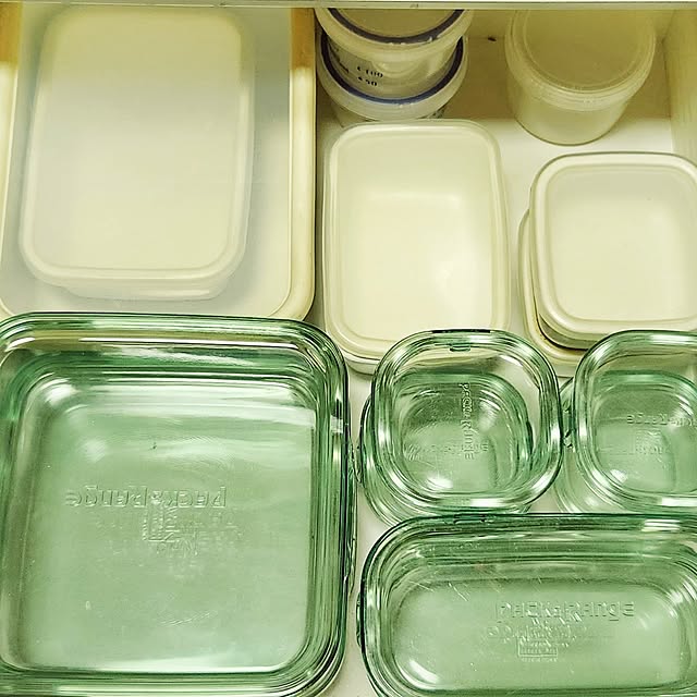 キッチン/iwakiのガラス容器/野田琺瑯/保存容器収納/マンション暮らし...などのインテリア実例 - 2024-02-04 22:13:41