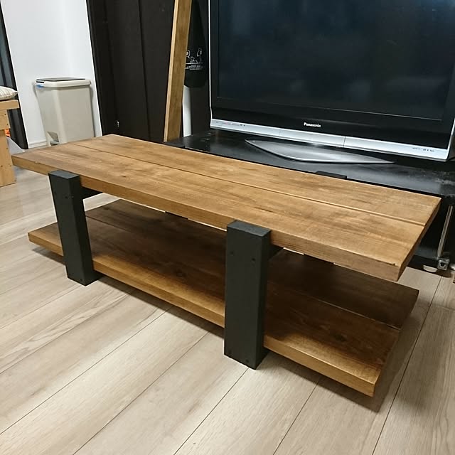 アイアン テレビ台DIYのインテリア・手作りの実例 | RoomClip アイアン テレビ台DIYのインテリア・手作りの実例 | RoomClip