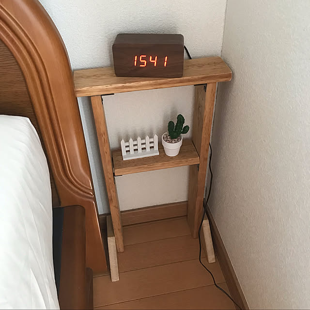 ミニ棚♥DIY/気まぐれ投稿(^_^;)))/見てくださってありがとうございます/ベッド周りのインテリア実例 - 2022-06-29 16:12:04